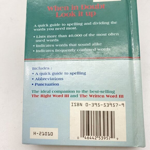 The American Heritage Dictionary Word Book, Written Word, Right Word III Box Set - Picture 8 of 16